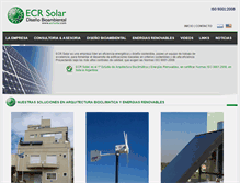 Tablet Screenshot of ecrsolar.com